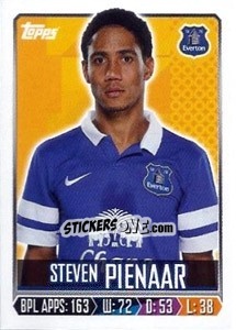 Figurina Steven Pienaar - Premier League Inglese 2013-2014 - Topps