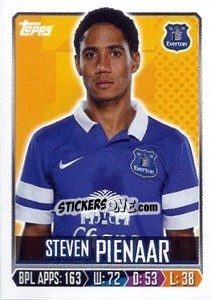 Sticker Steven Pienaar - Premier League Inglese 2013-2014 n. 94 - Topps