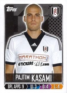 Cromo Pajtim Kasami - Premier League Inglese 2013-2014 - Topps
