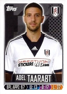 Sticker Adel Taarabt - Premier League Inglese 2013-2014 - Topps