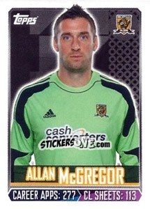Sticker Allan McGregor - Premier League Inglese 2013-2014 n. 119 - Topps