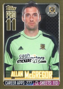 Sticker Allan McGregor - Premier League Inglese 2013-2014 n. 119g - Topps