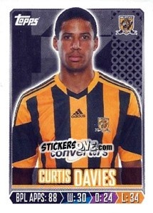 Sticker Curtis Davies - Premier League Inglese 2013-2014 n. 120 - Topps