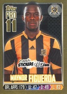 Sticker Maynor Figueroa - Premier League Inglese 2013-2014 n. 122g - Topps