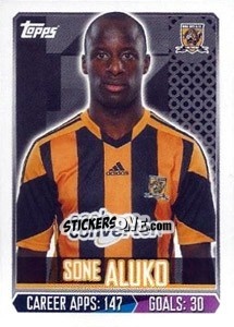 Cromo Sone Aluko - Premier League Inglese 2013-2014 - Topps