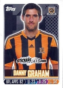Sticker Danny Graham - Premier League Inglese 2013-2014 n. 129 - Topps