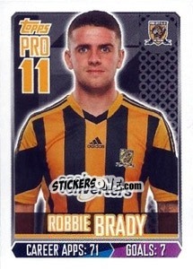 Sticker Robbie Brady - Premier League Inglese 2013-2014 n. 130 - Topps