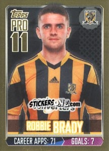 Sticker Robbie Brady - Premier League Inglese 2013-2014 n. 130g - Topps