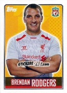 Sticker Brendan Rodgers - Premier League Inglese 2013-2014 - Topps