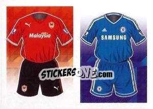Sticker Cardiff City / Chelsea - Premier League Inglese 2013-2014 n. 164 - Topps
