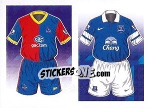 Figurina Crystal Palace / Everton - Premier League Inglese 2013-2014 - Topps