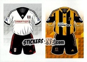 Sticker Fulham / Hull City - Premier League Inglese 2013-2014 n. 166 - Topps