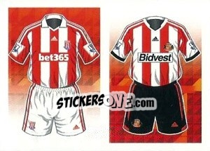 Sticker Stoke City / Sunderland - Premier League Inglese 2013-2014 - Topps