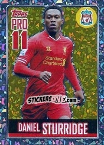 Figurina Daniel Sturridge - Premier League Inglese 2013-2014 - Topps