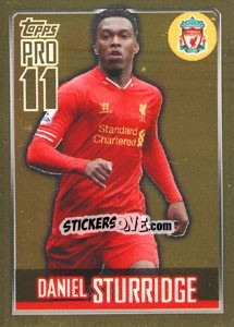 Sticker Daniel Sturridge - Premier League Inglese 2013-2014 n. 181g - Topps