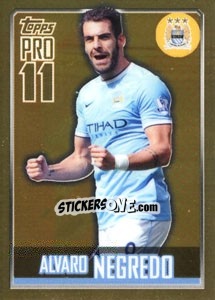 Sticker Álvaro Negredo - Premier League Inglese 2013-2014 n. 182g - Topps