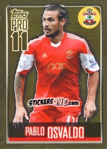 Sticker Pablo Osvaldo - Premier League Inglese 2013-2014 n. 186g - Topps