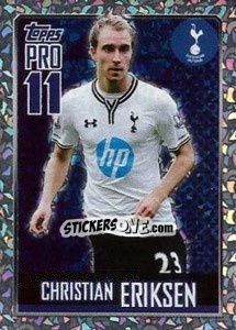 Sticker Christian Eriksen - Premier League Inglese 2013-2014 n. 190 - Topps