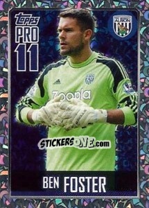 Sticker Ben Foster - Premier League Inglese 2013-2014 n. 191 - Topps