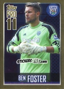 Sticker Ben Foster - Premier League Inglese 2013-2014 n. 191g - Topps