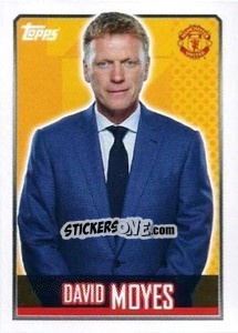 Sticker David Moyes - Premier League Inglese 2013-2014 n. 194 - Topps