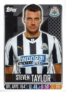Cromo Steven Taylor - Premier League Inglese 2013-2014 - Topps