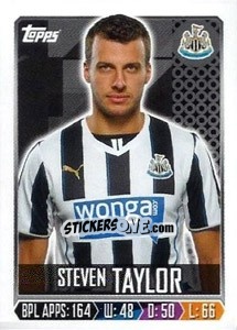 Sticker Steven Taylor - Premier League Inglese 2013-2014 n. 215 - Topps