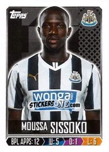 Figurina Moussa Sissoko - Premier League Inglese 2013-2014 - Topps