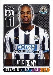 Figurina Loïc Rémy - Premier League Inglese 2013-2014 n. 223 - Topps