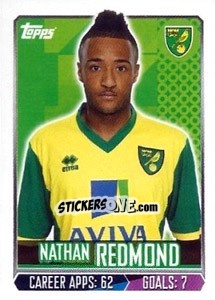 Figurina Nathan Redmond - Premier League Inglese 2013-2014 - Topps
