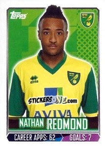 Sticker Nathan Redmond - Premier League Inglese 2013-2014 n. 235 - Topps