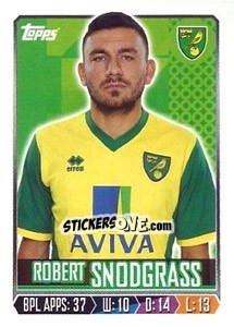 Sticker Robert Snodgrass - Premier League Inglese 2013-2014 n. 237 - Topps