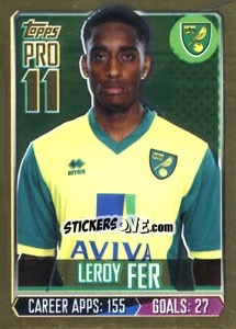 Sticker Leroy Fer - Premier League Inglese 2013-2014 n. 238g - Topps