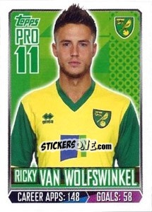 Figurina Ricky van Wolfswinkel - Premier League Inglese 2013-2014 - Topps