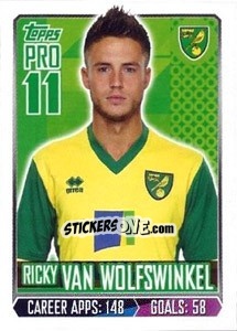 Sticker Ricky van Wolfswinkel - Premier League Inglese 2013-2014 n. 240 - Topps