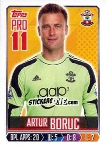 Sticker Artur Boruc - Premier League Inglese 2013-2014 - Topps