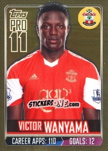 Figurina Victor Wanyama - Premier League Inglese 2013-2014 - Topps