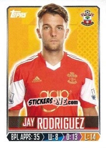 Sticker Jay Rodriguez - Premier League Inglese 2013-2014 n. 255 - Topps