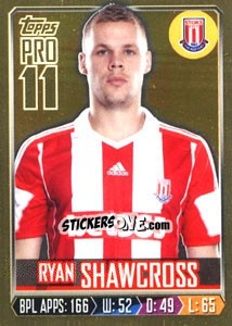 Sticker Ryan Shawcross - Premier League Inglese 2013-2014 n. 264g - Topps
