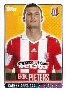 Sticker Erik Pieters - Premier League Inglese 2013-2014 - Topps