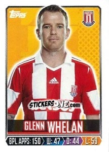 Figurina Glenn Whelan - Premier League Inglese 2013-2014 - Topps