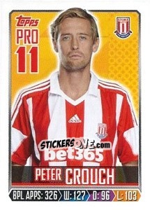 Sticker Peter Crouch - Premier League Inglese 2013-2014 n. 272 - Topps