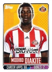 Figurina Modibo Diakite - Premier League Inglese 2013-2014 - Topps