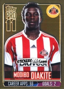 Figurina Modibo Diakite - Premier League Inglese 2013-2014 - Topps