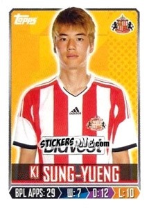 Sticker Ki Sung-Yueng - Premier League Inglese 2013-2014 n. 281 - Topps