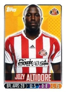 Sticker Jozy Altidore - Premier League Inglese 2013-2014 n. 287 - Topps