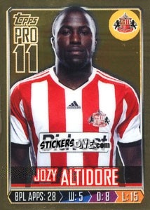 Sticker Jozy Altidore - Premier League Inglese 2013-2014 n. 287g - Topps