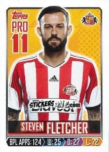 Sticker Steven Fletcher - Premier League Inglese 2013-2014 n. 288 - Topps