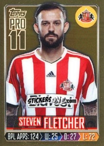 Sticker Steven Fletcher - Premier League Inglese 2013-2014 n. 288g - Topps