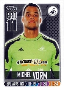 Sticker Michel Vorm - Premier League Inglese 2013-2014 n. 293 - Topps